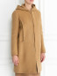 Пальто из шерсти с капюшоном Max&Co  –  Модель Верх-Низ