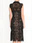 Кружевное платье-футляр из шелка с плиссировкой Alberta Ferretti  –  Модель Верх-Низ1