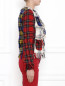 Жакет из шерсти с узором "клетка" и накладными карманами Moschino Couture  –  Модель Верх-Низ2
