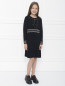 Платье трикотажное из шерсти и кашемира Aletta Couture  –  МодельВерхНиз