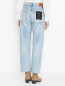 Широкие джинсы из хлопка с карманами Anine Bing  –  МодельВерхНиз1
