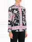 Шелковая блуза с принтом Moschino Cheap&Chic  –  Модель Верх-Низ
