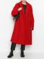 Удлиненное пальто из шерсти и альпаки Marina Rinaldi  –  МодельОбщийВид