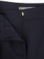 Узкие укороченные брюки из смешанной шерсти Alberta Ferretti  –  Деталь1