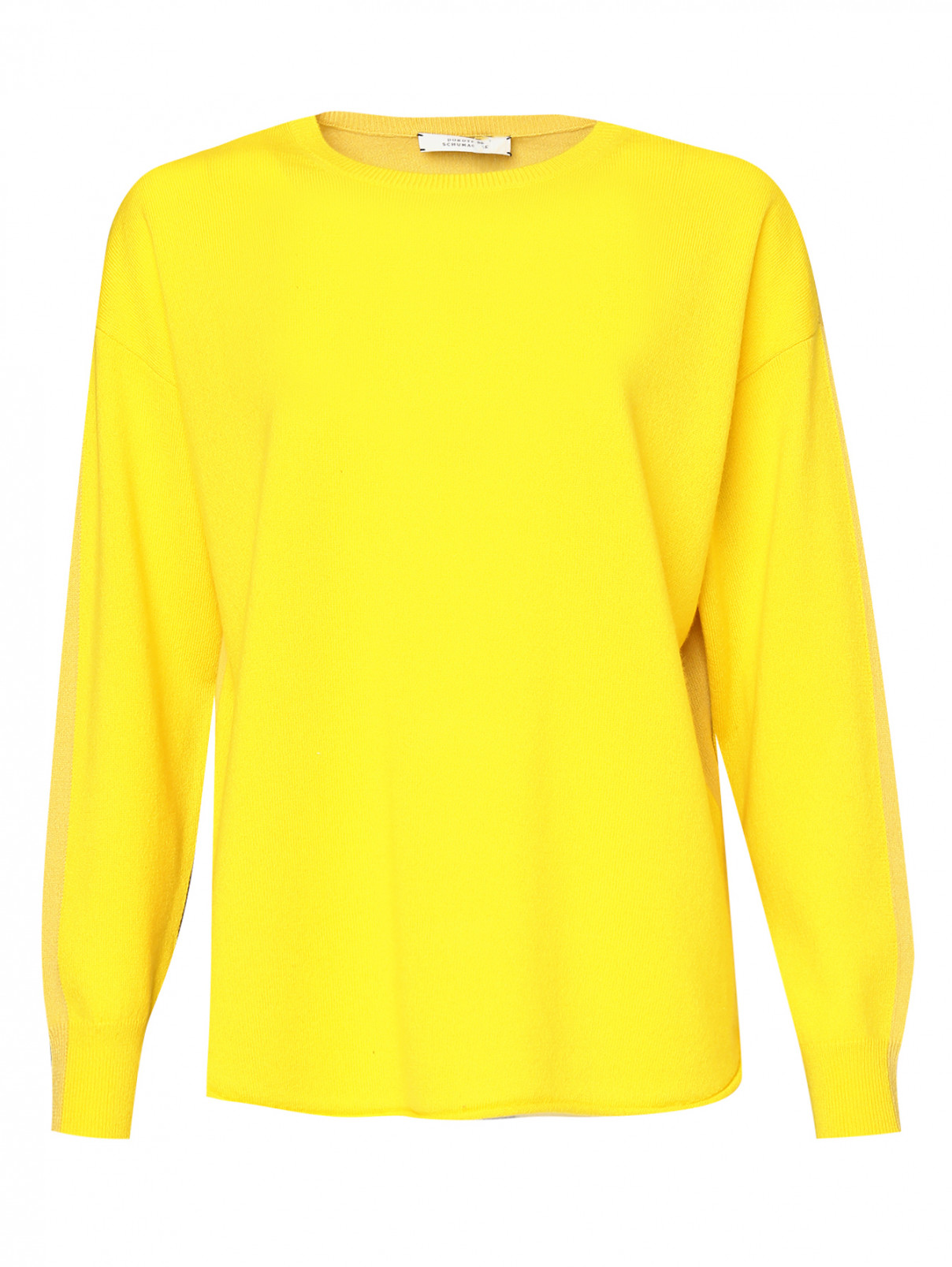 Джемпер из кашемира свободного кроя Dorothee Schumacher  –  Общий вид  – Цвет:  Желтый