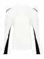 Комбинированная блуза с декоративным воротником Proenza Schouler  –  Общий вид