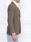 Однобортный пиджак из хлопка и шелка Corneliani ID  –  Модель Верх-Низ2