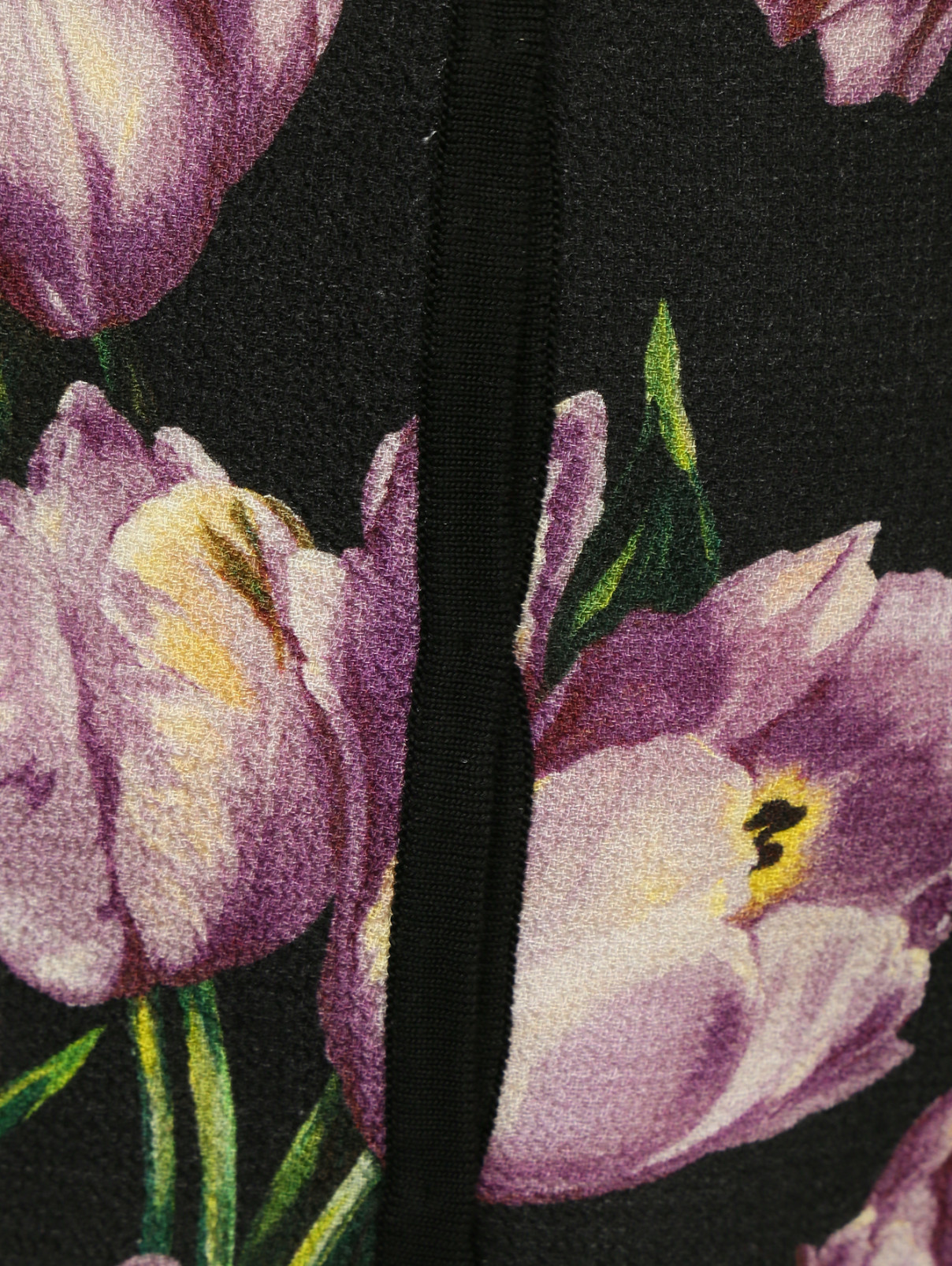 Кардиган из шерсти и шелка с цветочным узором Dolce & Gabbana  –  Деталь  – Цвет:  Мультиколор