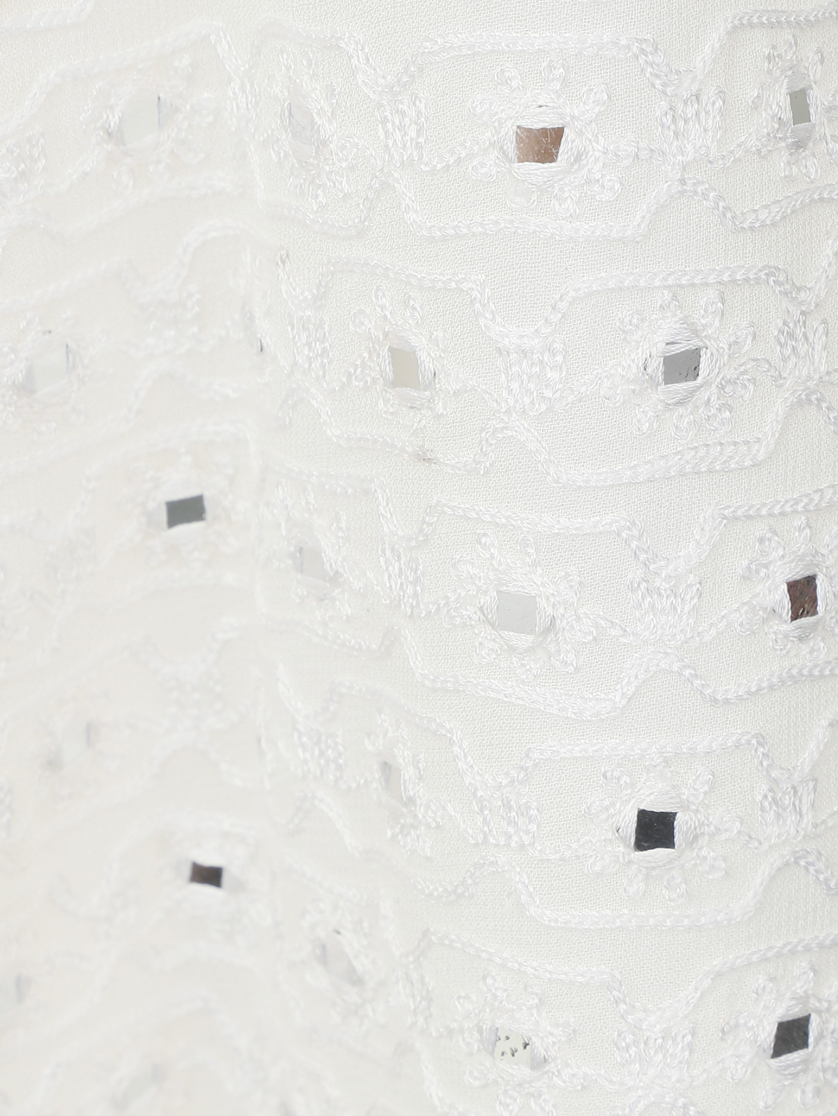 Жилет декорированный вышивкой Marina Sport  –  Деталь1  – Цвет:  Белый