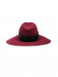 Шляпа из шерсти с контрастной отделкой Borsalino  –  Обтравка2