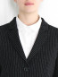 Жакет из шерсти с узором "полоска" Moschino Boutique  –  Модель Общий вид1