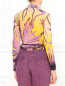 Укороченная блуза с абстрактным узором Jean Paul Gaultier  –  Модель Верх-Низ1