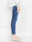 Комбинированные джинсы зауженного кроя Max&Co  –  МодельВерхНиз2