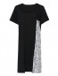 Платье из хлопка с контрастной вставкой Marina Rinaldi  –  Общий вид