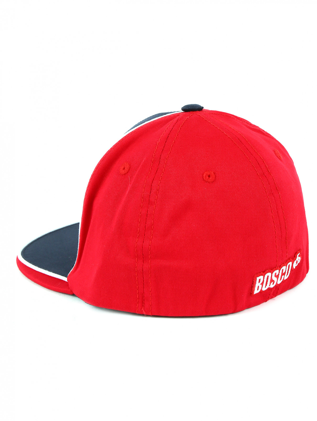 Бейсболка из хлопка с принтом BOSCO  –  Обтравка2  – Цвет:  Красный