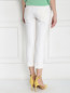Укороченные джинсы с декоративной отделкой Ermanno Scervino  –  Модель Верх-Низ1