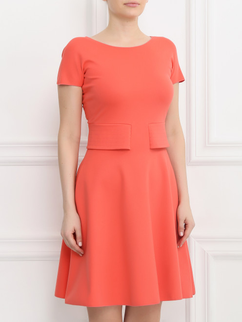 Платье-мини с короткими рукавами  Armani Collezioni - Модель Верх-Низ