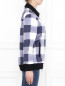 Куртка из шерсти  узором "клетка" Moschino Cheap&Chic  –  Модель Верх-Низ2