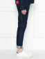 Джинсы из темного денима с контрастной отделкой Calvin Klein  –  МодельВерхНиз2