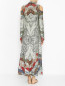 Трикотажное платье из хлопка и вискозы Etro  –  МодельВерхНиз1