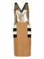 Платье из фактурной шерсти декорированное пайетками Max Mara  –  Общий вид