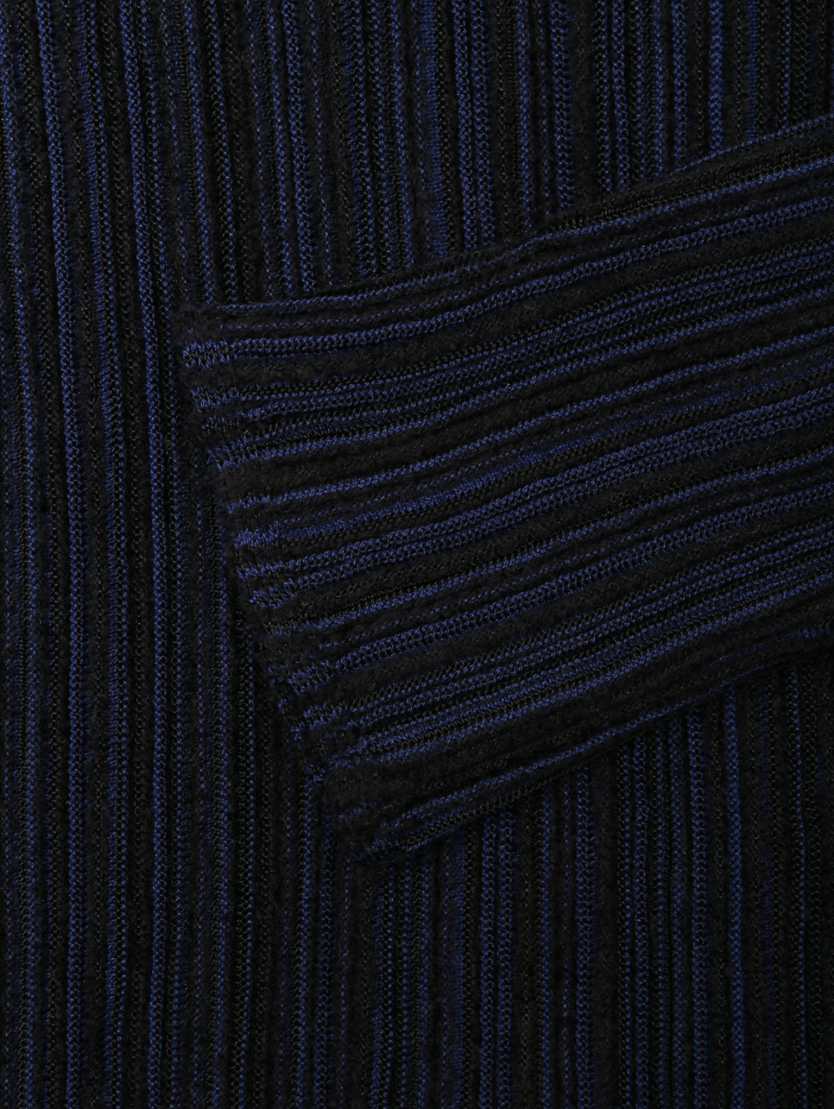 Полосатый джемпер в рубчик Sonia Rykiel  –  Деталь1  – Цвет:  Синий