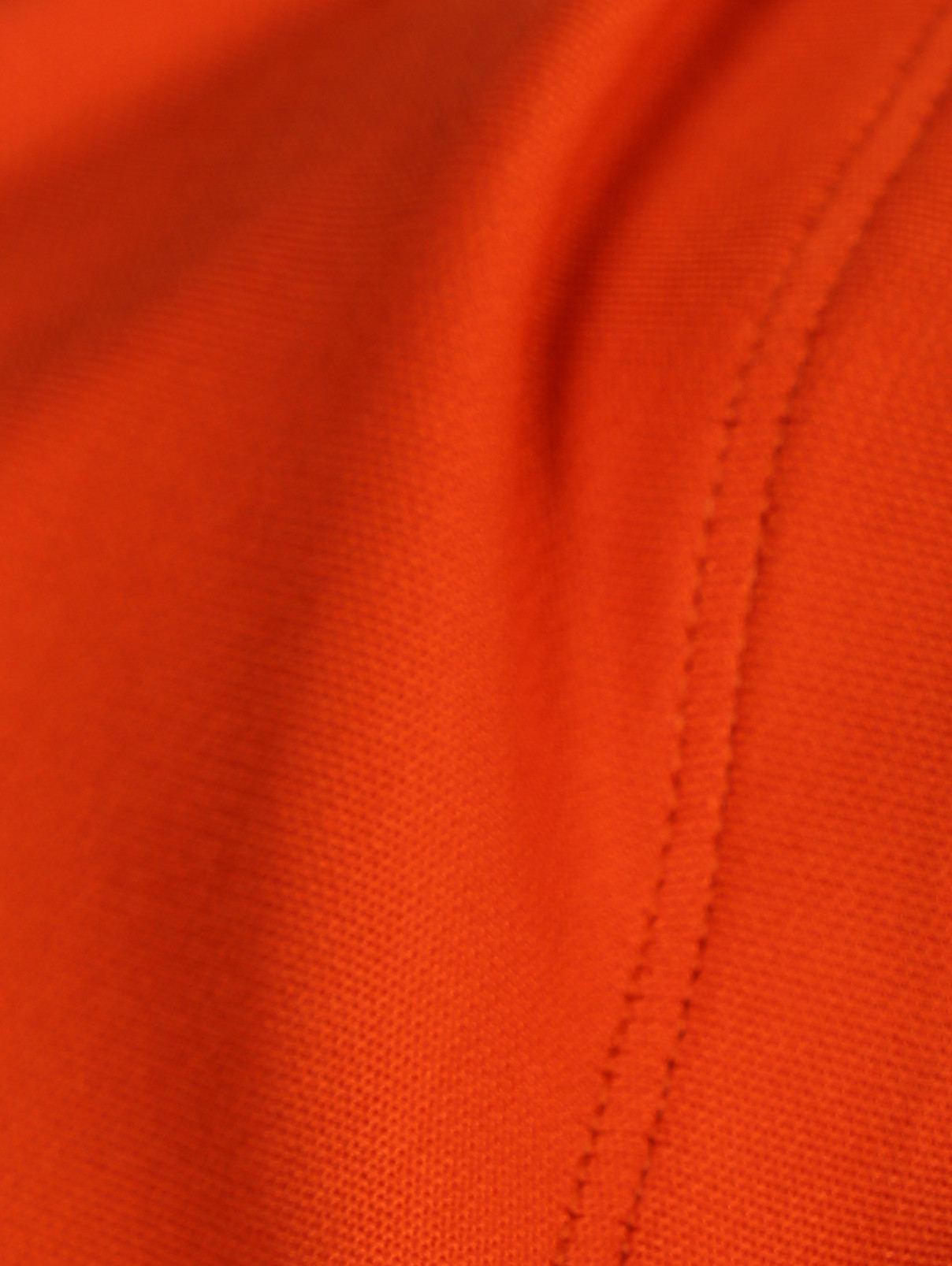 Топ с короткими рукавами и драпировкой Jean Paul Gaultier  –  Деталь1  – Цвет:  Оранжевый