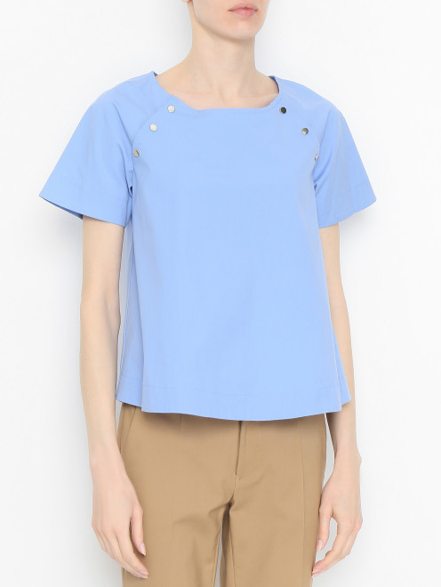 Блуза из хлопка TWINSET - МодельВерхНиз