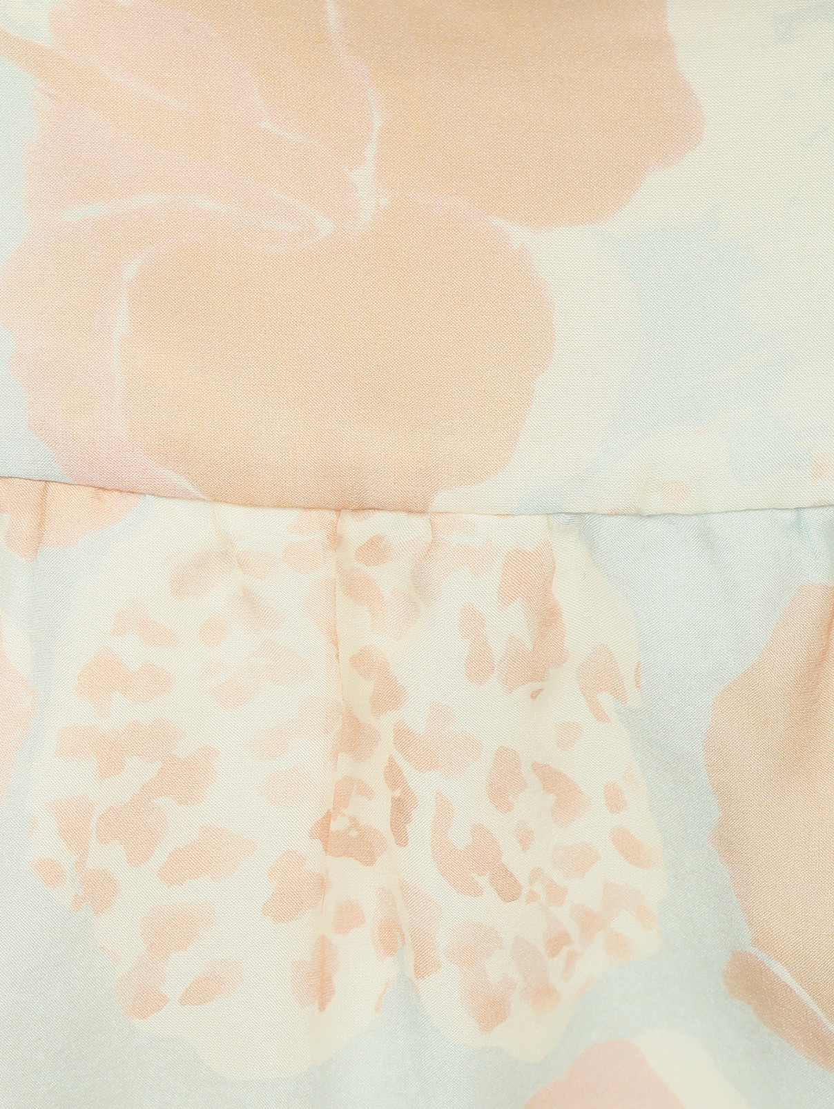 Юбка из шелка с плиссировкой Miss Blumarine  –  Деталь  – Цвет:  Мультиколор