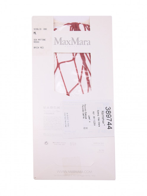 Колготки в крупную сетку Max Mara - Обтравка1