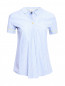 Рубашка из хлопка в тонкую полоску Armani Junior  –  Общий вид