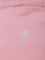 Однотонная футболка с перфорацией adidas by Stella McCartney  –  Деталь1