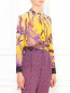 Укороченная блуза с абстрактным узором Jean Paul Gaultier  –  Модель Верх-Низ
