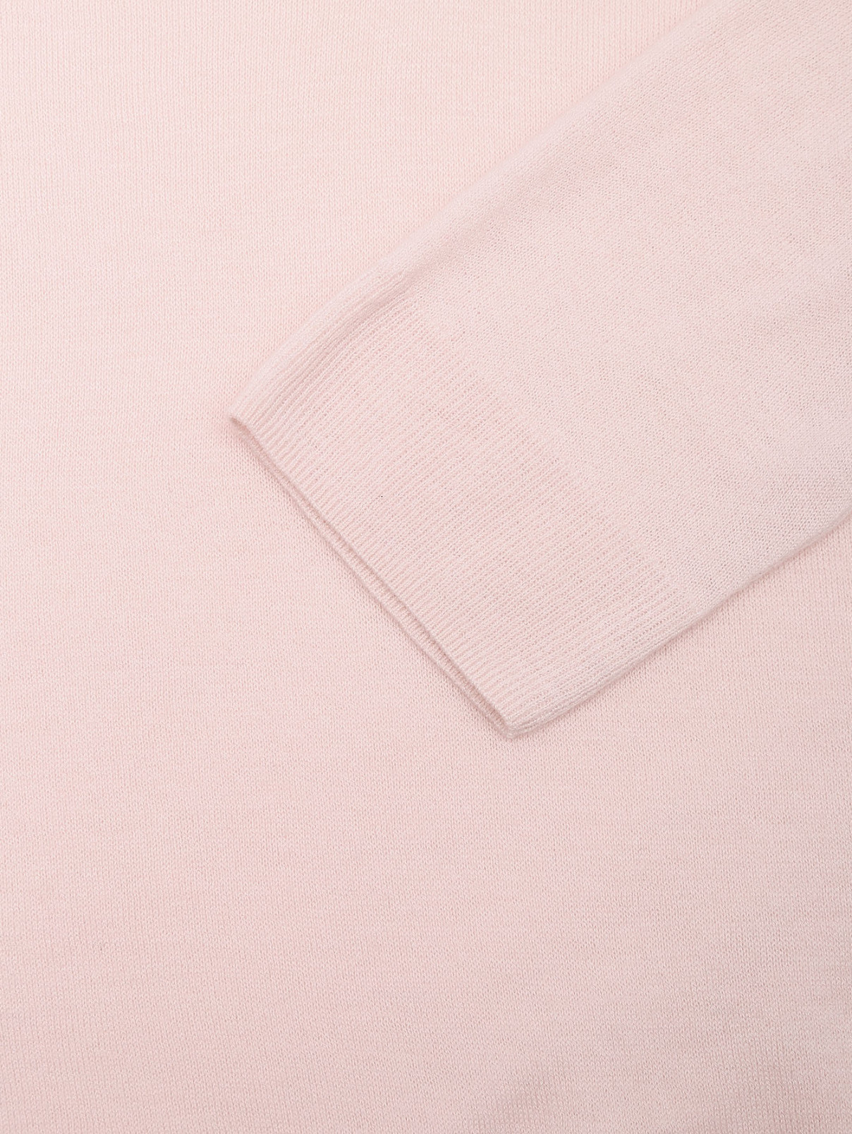 Джемпер из смешанной шерсти с кружевной отделкой Iro  –  Деталь1  – Цвет:  Розовый