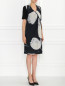 Платье-мини с короткими рукавами и узором Antonio Marras  –  Модель Общий вид