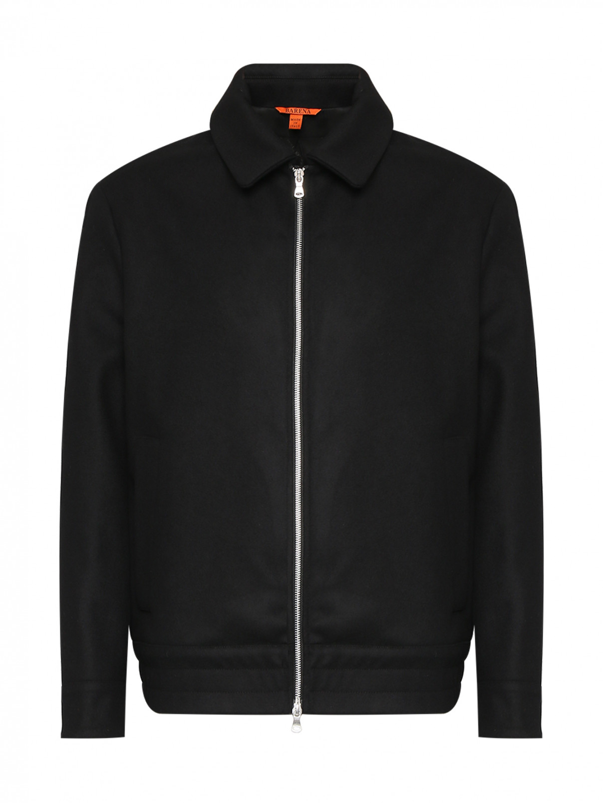 Куртка из смешанной шерсти Barena  –  Общий вид  – Цвет:  Черный