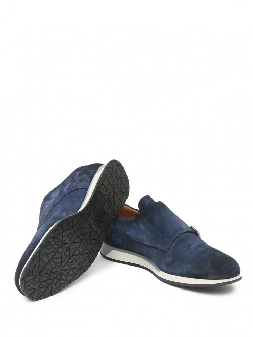 Ботинки из замши на спортивной подошве Santoni - Обтравка2