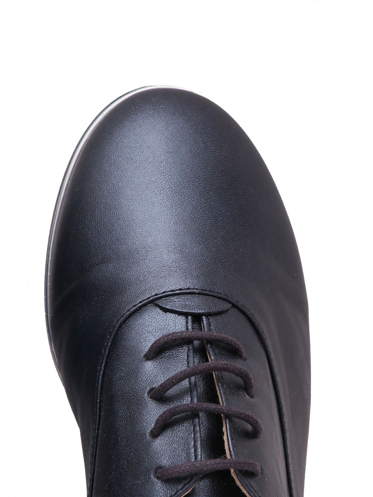 Туфли из металлизированной кожи Beberlis  –  Обтравка3  – Цвет:  Синий