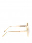 Солнцезащитные очки с узором в оправе из пластика Victoria Beckham  –  Обтравка2