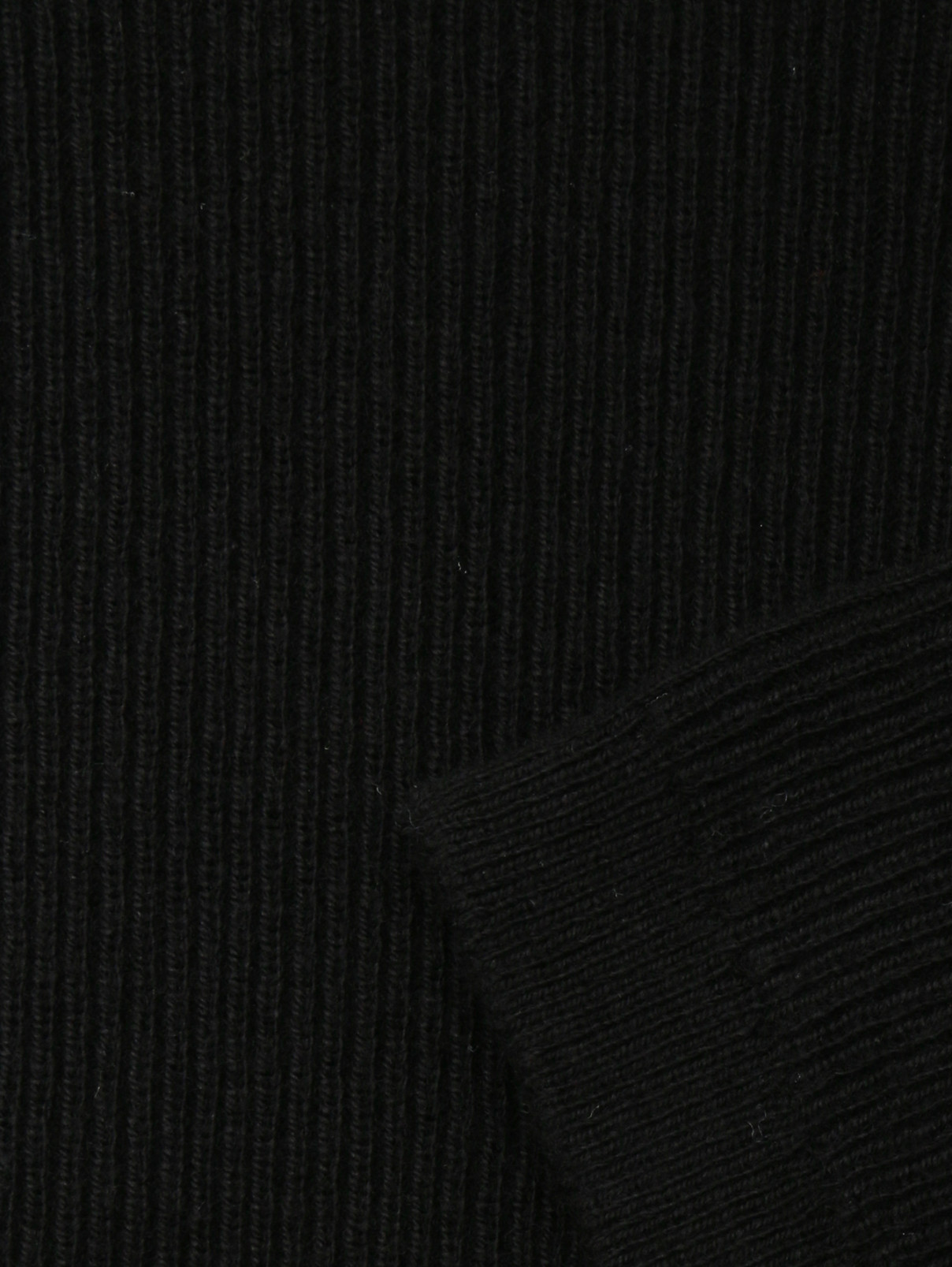 Водолазка с принтом в рубчик MM6  –  Деталь1  – Цвет:  Черный