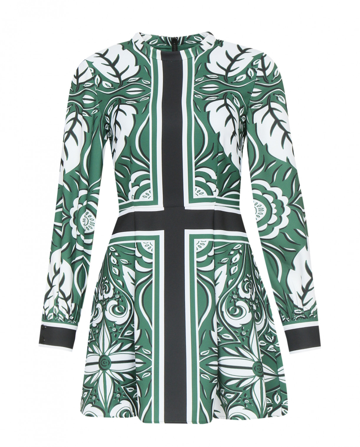Платье прямого кроя с цветочным узором FINDER KEEPERS-PAUSE  –  Общий вид  – Цвет:  Зеленый