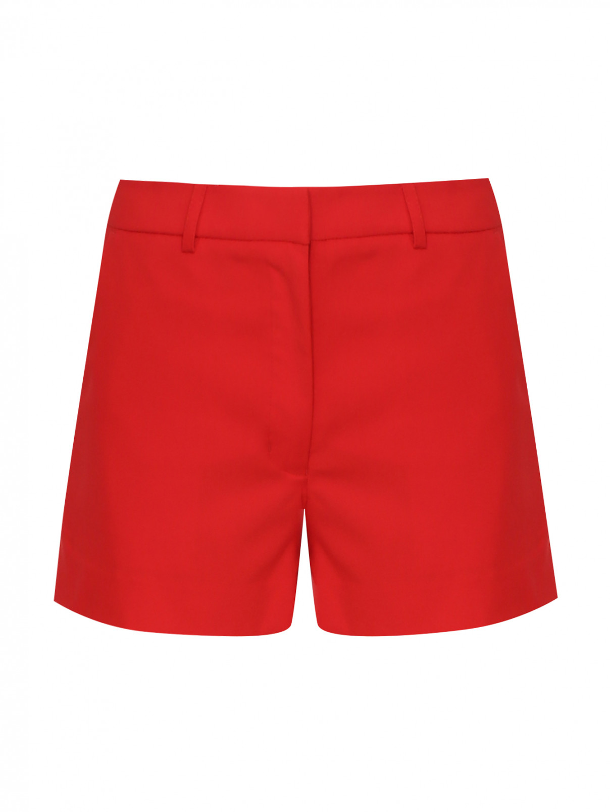 Шорты с контрастной отделкой Calvin Klein  –  Общий вид  – Цвет:  Красный