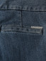 Укороченные брюки из денима с боковыми карманами Michael by Michael Kors  –  Деталь