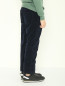 Утепленные брюки из вельвета Il Gufo  –  МодельВерхНиз1