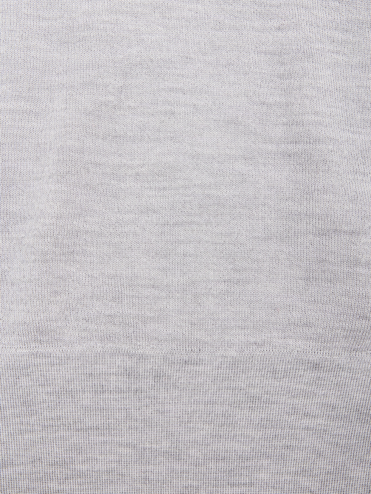 Джемпер с удлиненной спинкой, из кашемира и шелка Malo  –  Деталь  – Цвет:  Серый