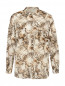 Блуза из хлопка с узором Marina Rinaldi  –  Общий вид