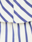Трикотажная юбка с оборками в полоску Gaultier Junior  –  Деталь1