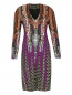 Трикотажное платье с узором "пейсли" Etro  –  Общий вид