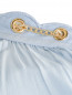 Блуза из шелка свободного кроя с декоративной отделкой Michael by Michael Kors  –  Деталь1