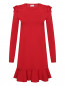Трикотажное платье с воланами Red Valentino  –  Общий вид